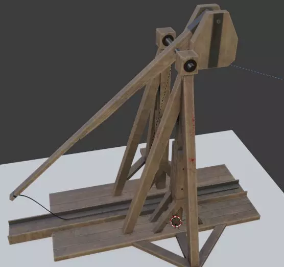 Medieval Trebuchet 3D model