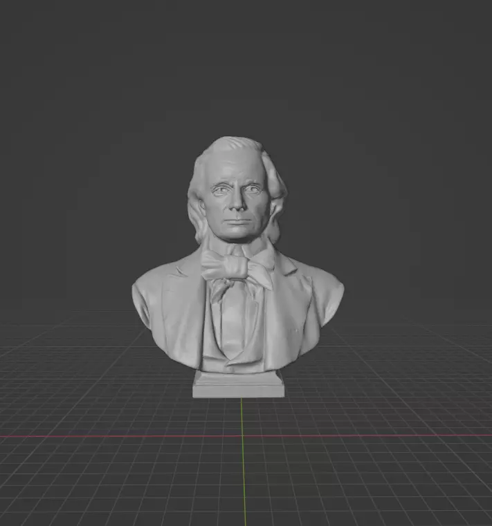 Charles Baudelaire 3D print model