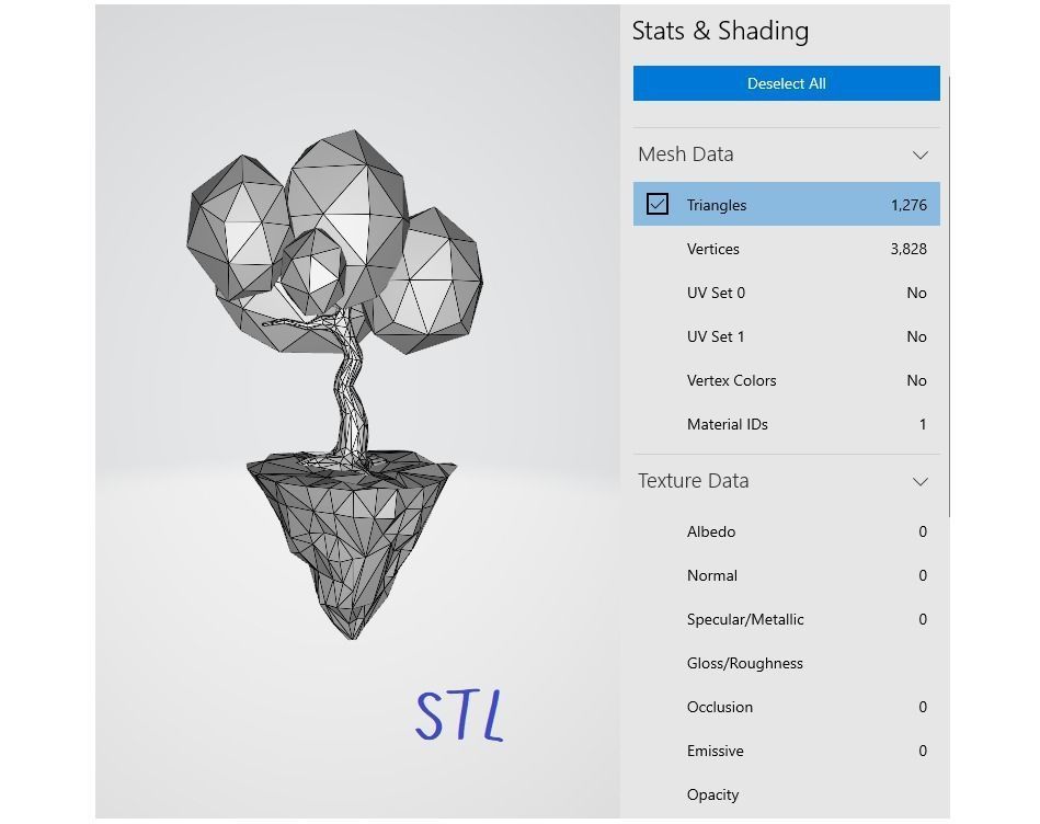 Mini  props  tree and base Free low-poly 3D model_3