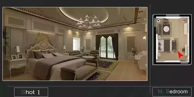 classic Master bedroom 