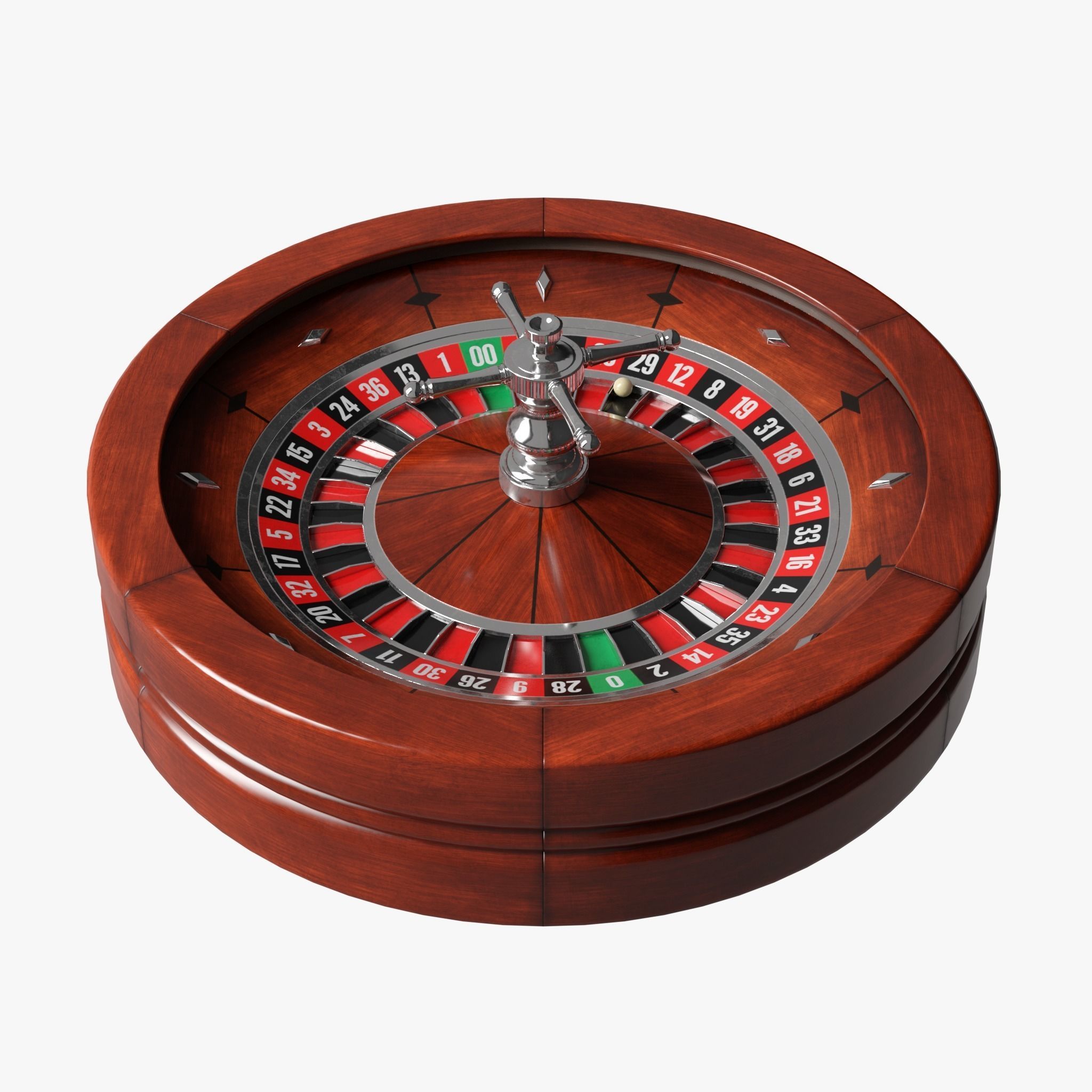 3D model Roulette Wheel 3D VR / AR / low-poly | CGTrader