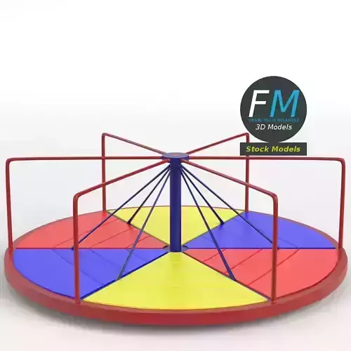 Playground merry-go-round 1