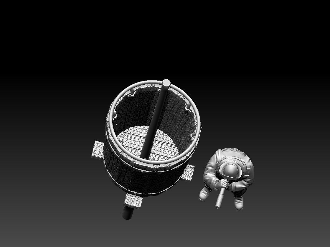 FISHERMAN SAILOR 3D print model_45