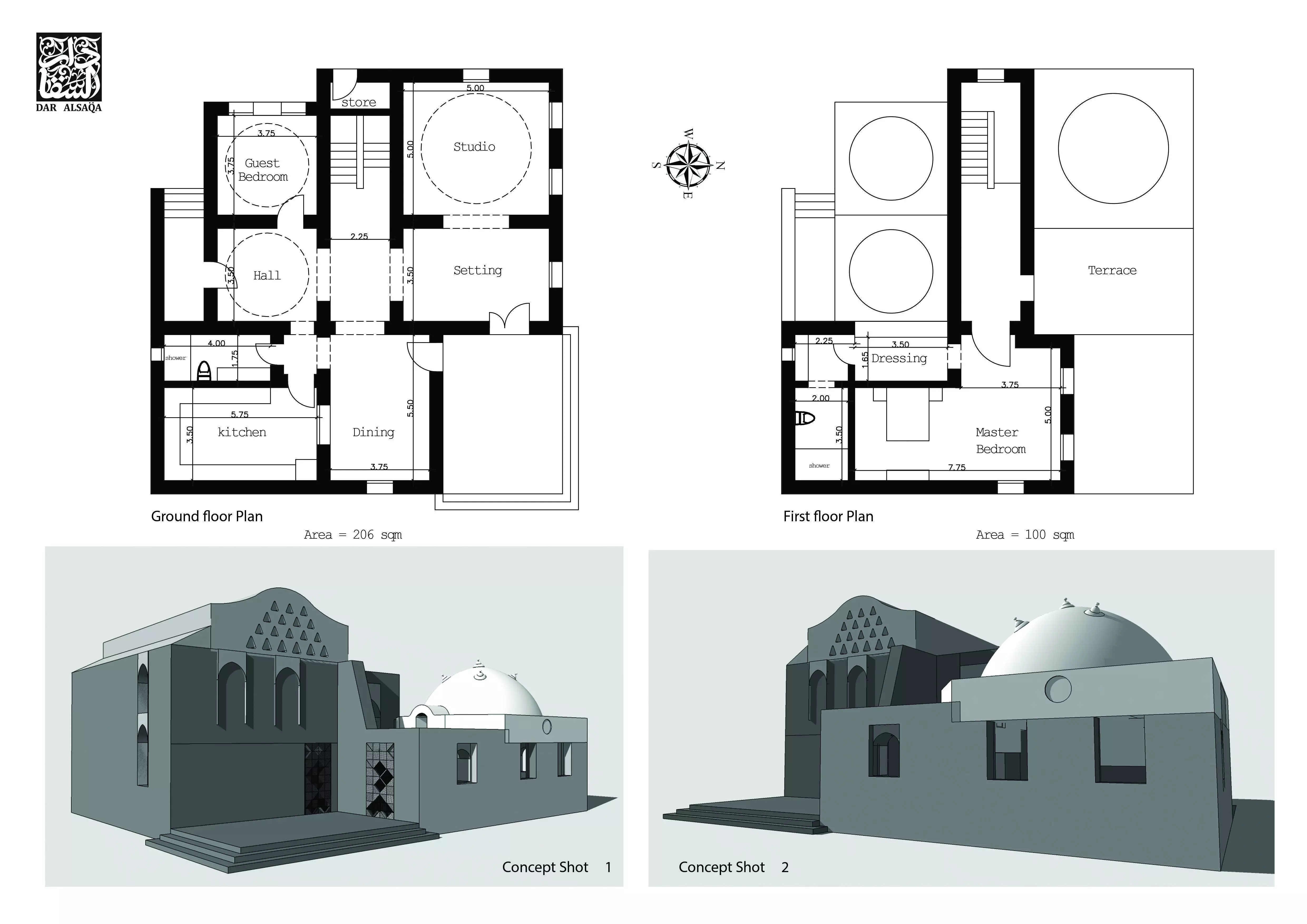 Traditional Mud villa 3D model