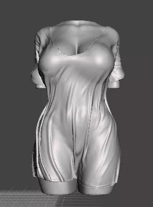 Sexy female body 3D print model