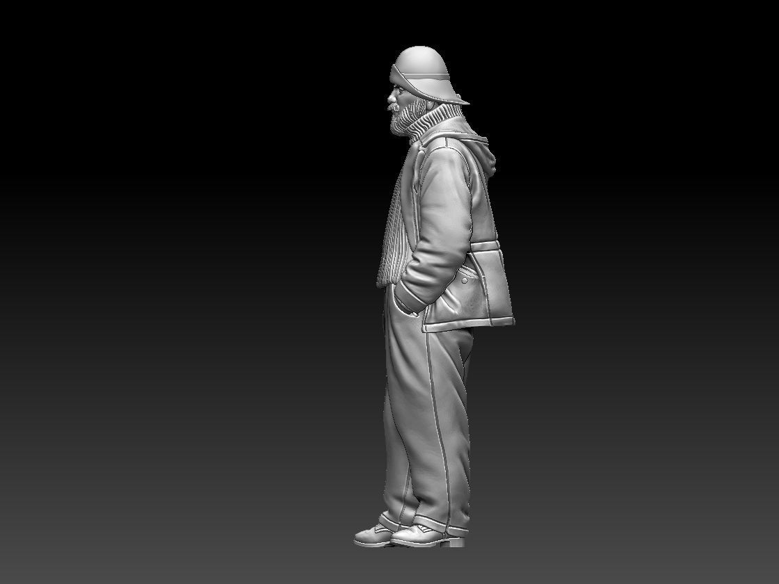 FISHERMAN SAILOR 3D print model_2