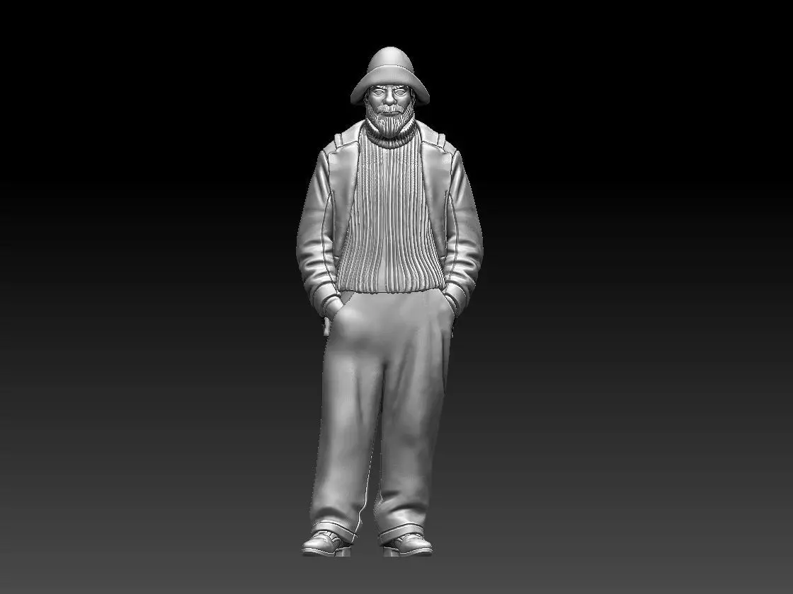FISHERMAN SAILOR 3D print model_0