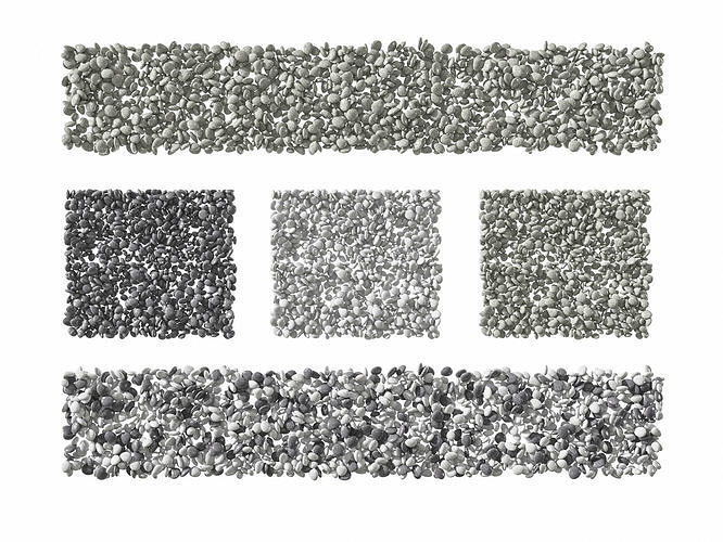 Modern stone 3D model