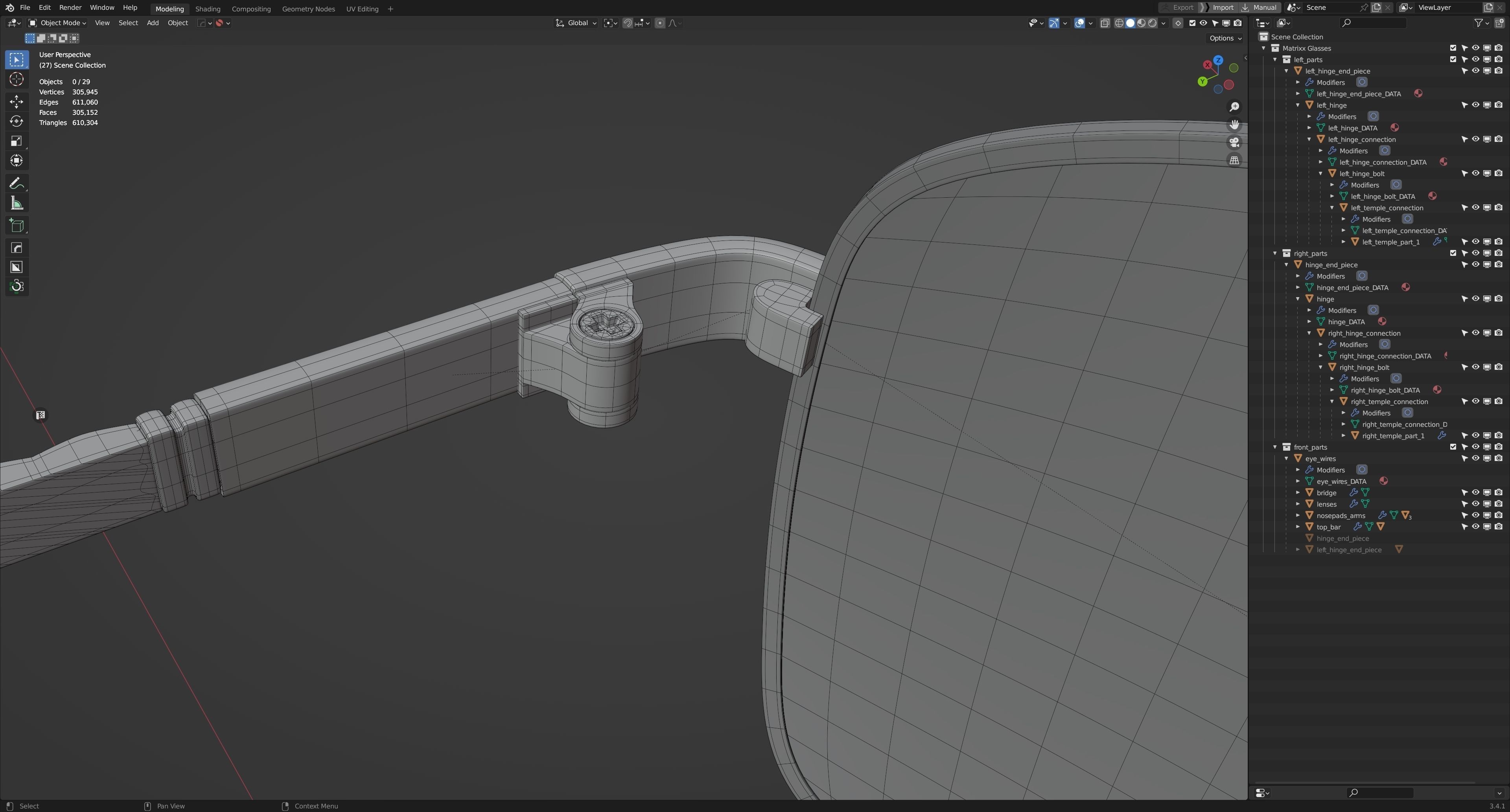 Matrixx Sunglasses Update 3D model_10