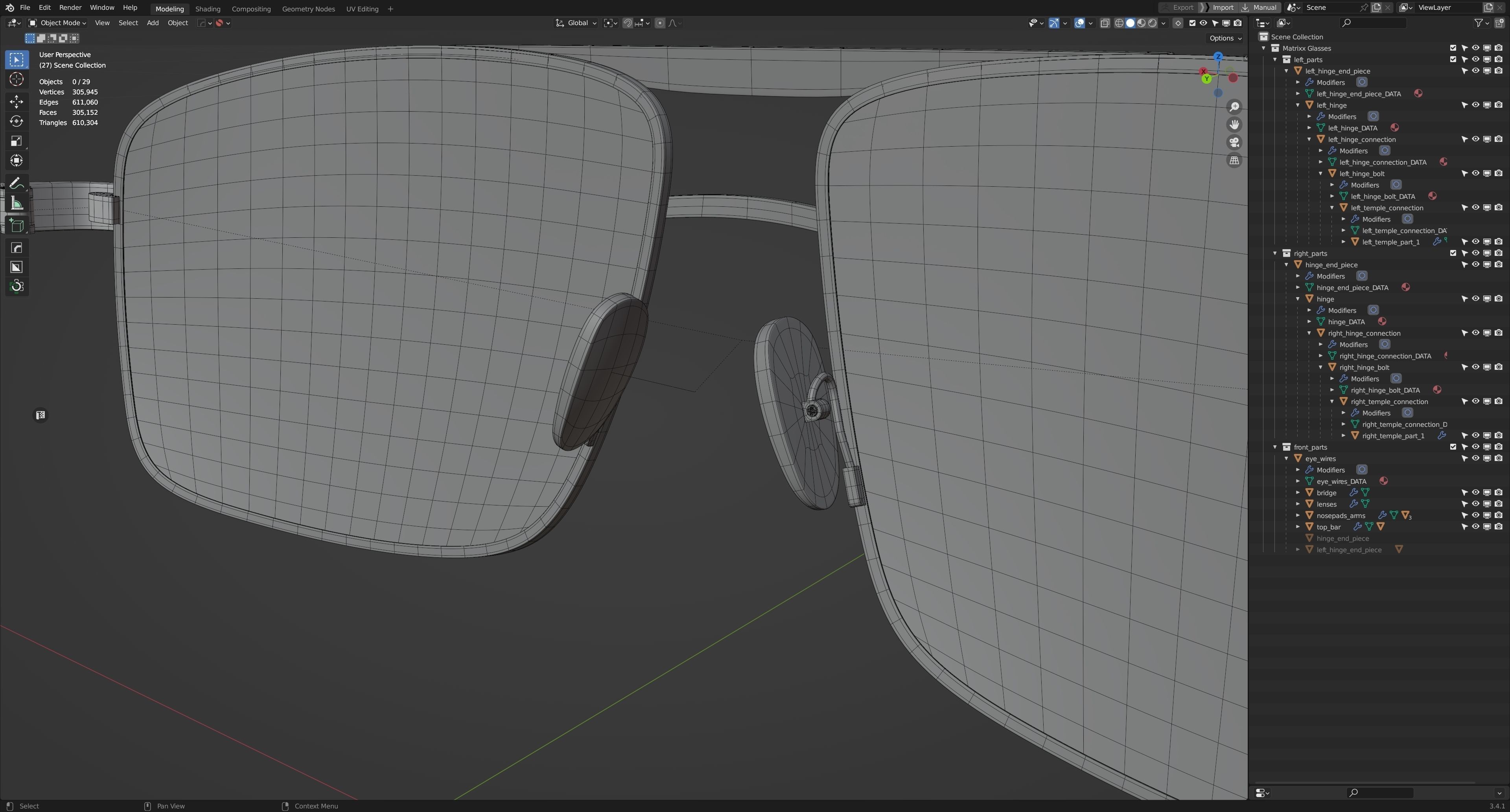 Matrixx Sunglasses Update 3D model_9