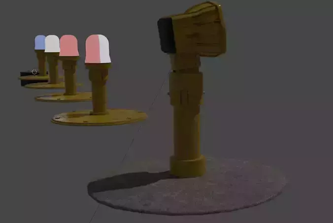 Airport Runway lights and Taxi lights