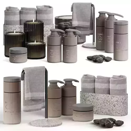 Bathroom accessories set