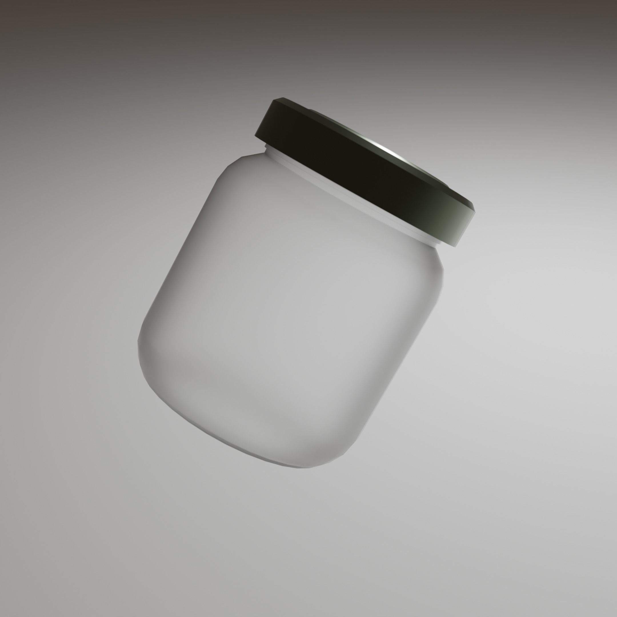 Glass Jar Free 3D model_1
