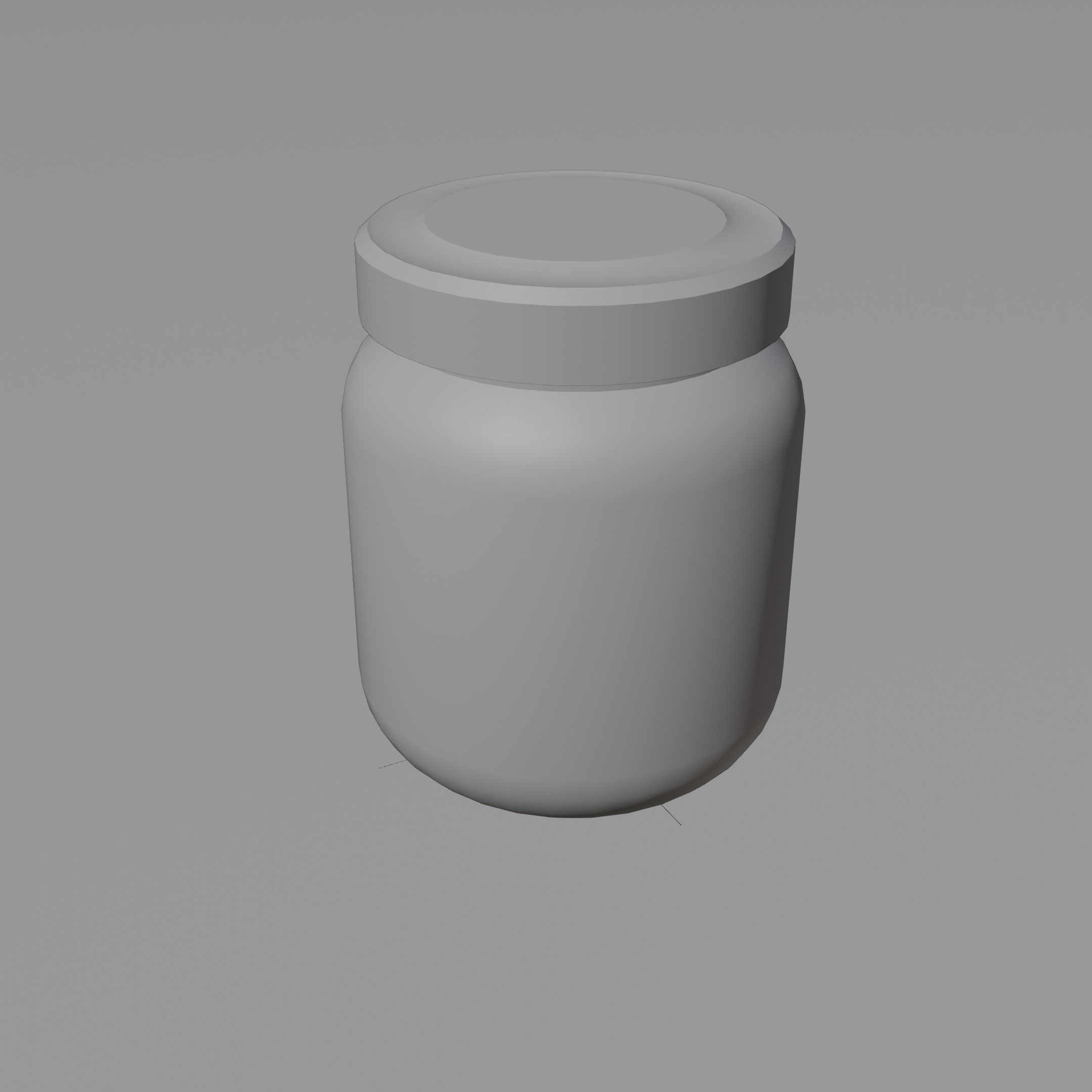 Glass Jar Free 3D model_3