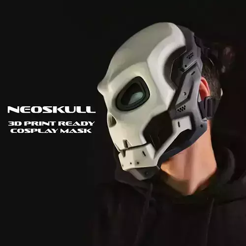 NEO SKULL - cosplay mask - digital STL file for 3D-Pprinting 3D print model