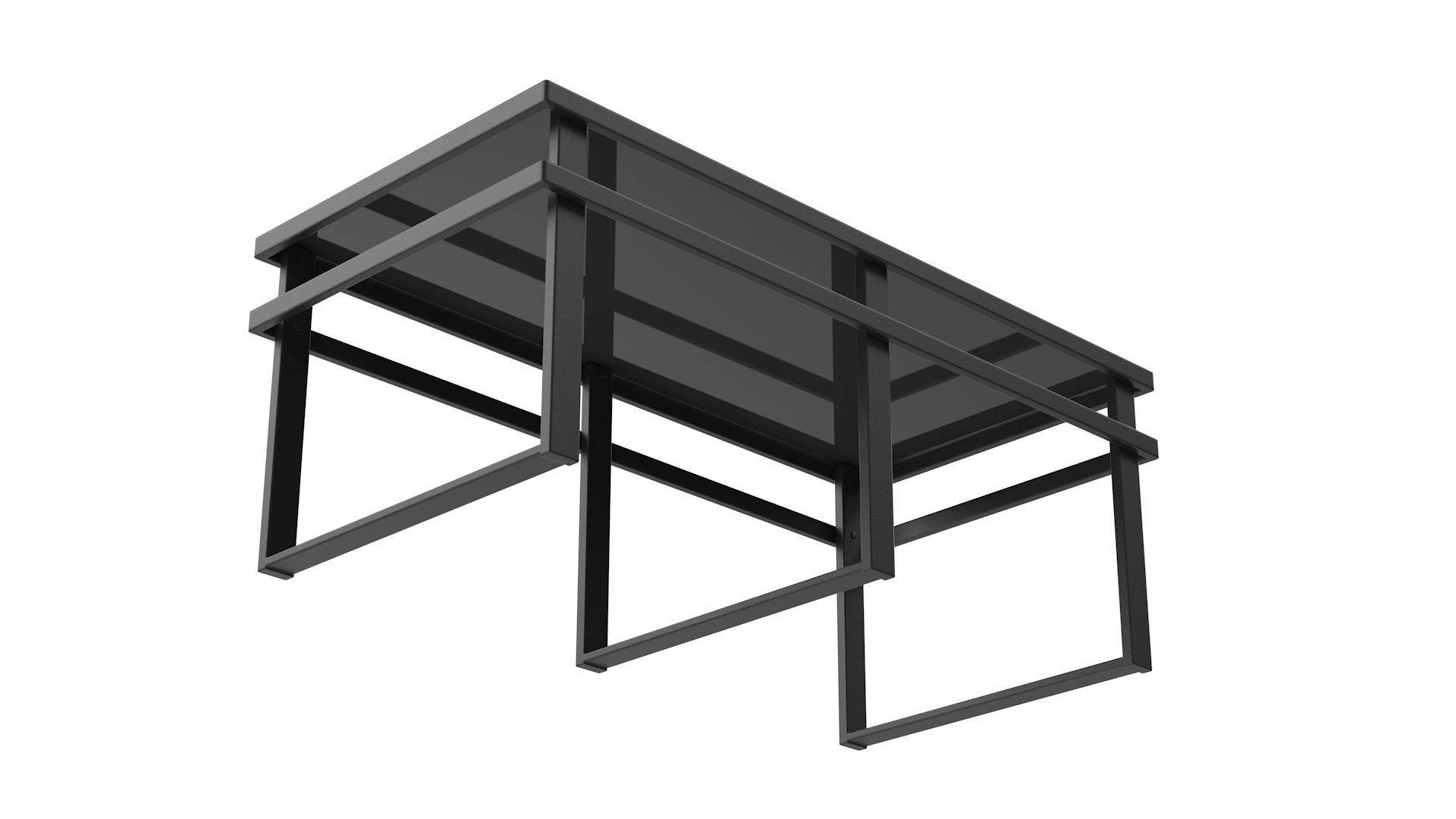 Cocktail Table - Set Part 1 Low-poly 3D model_5