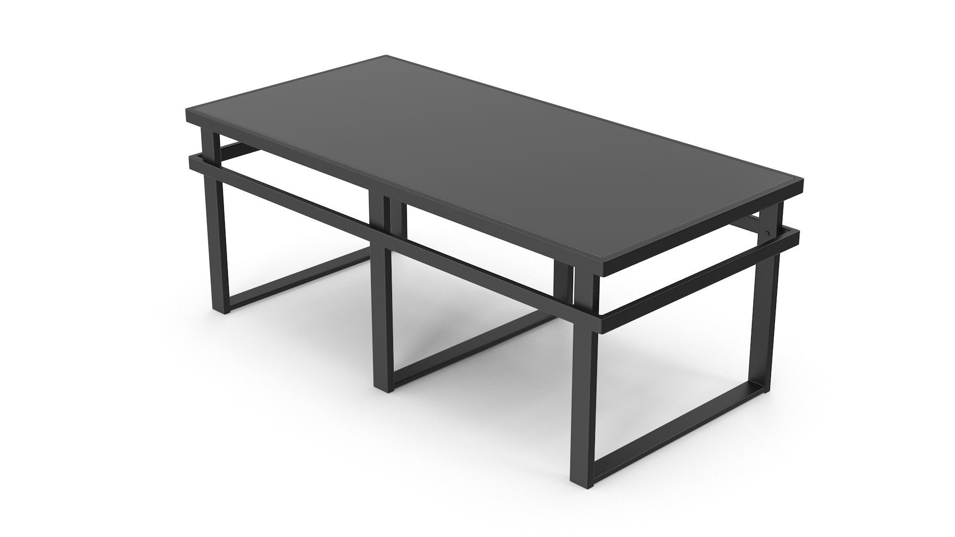 Cocktail Table - Set Part 1 Low-poly 3D model_2