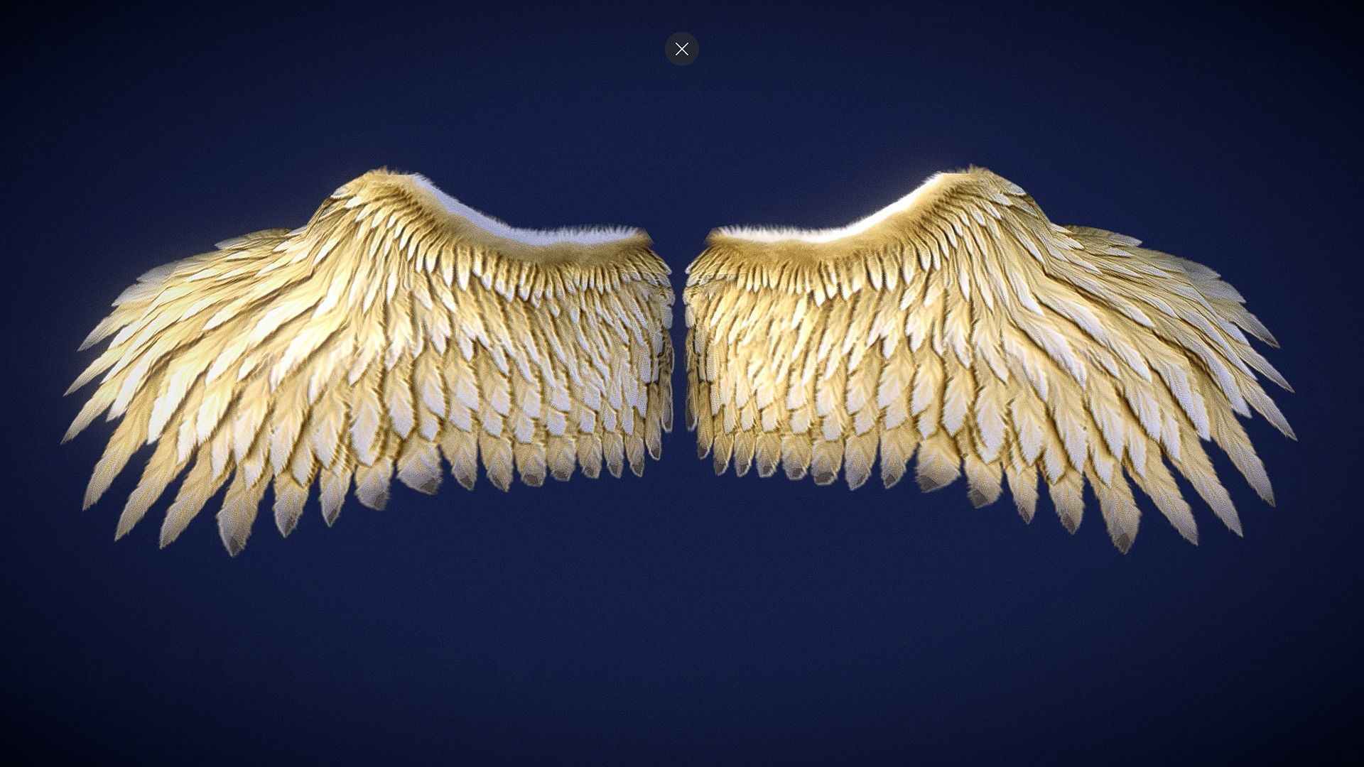 Animated Low Poly Angel Knight - To Unity Low-poly 3D model_31