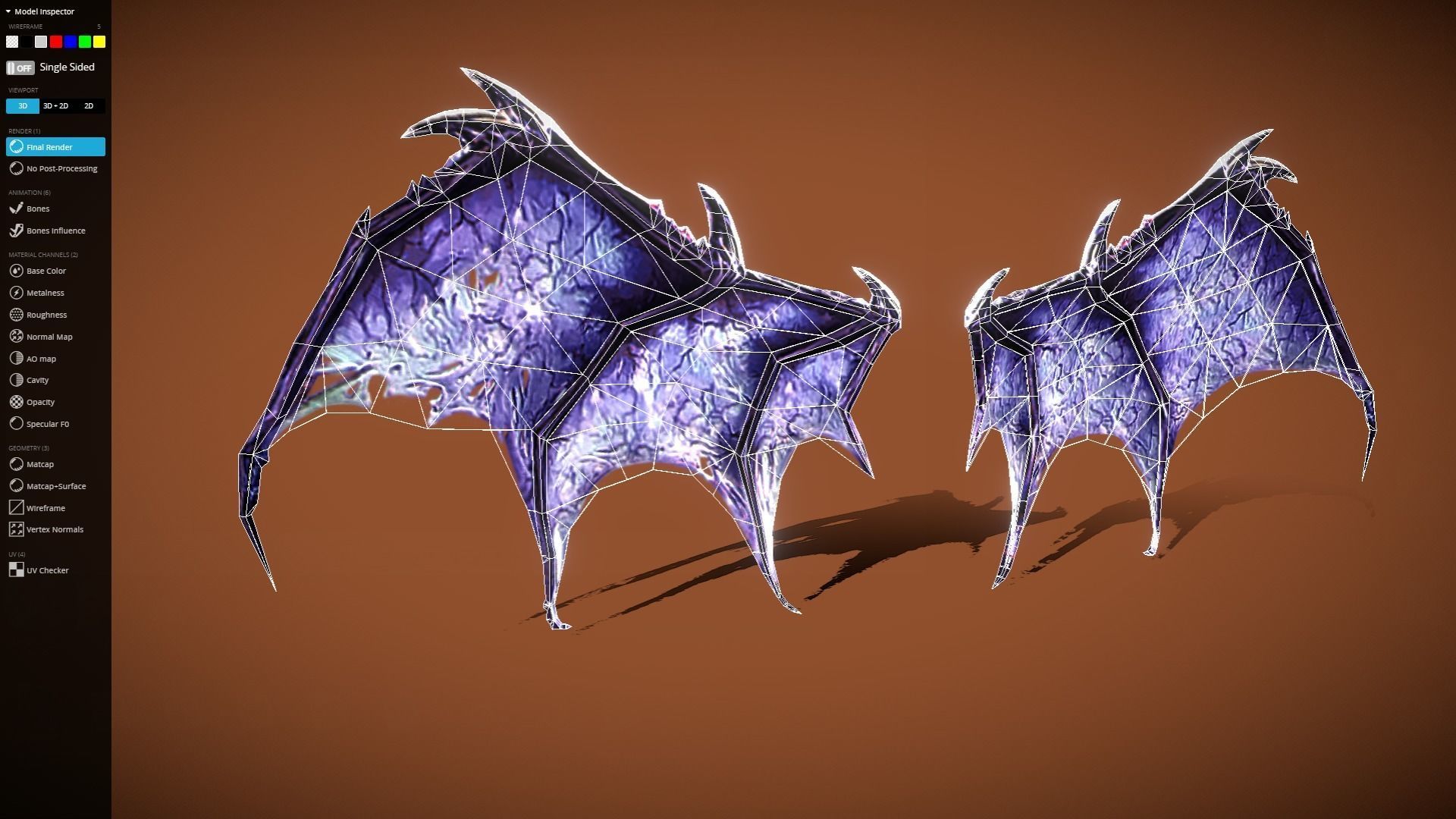 Animated Low Poly Angel Knight - To Unity Low-poly 3D model_20