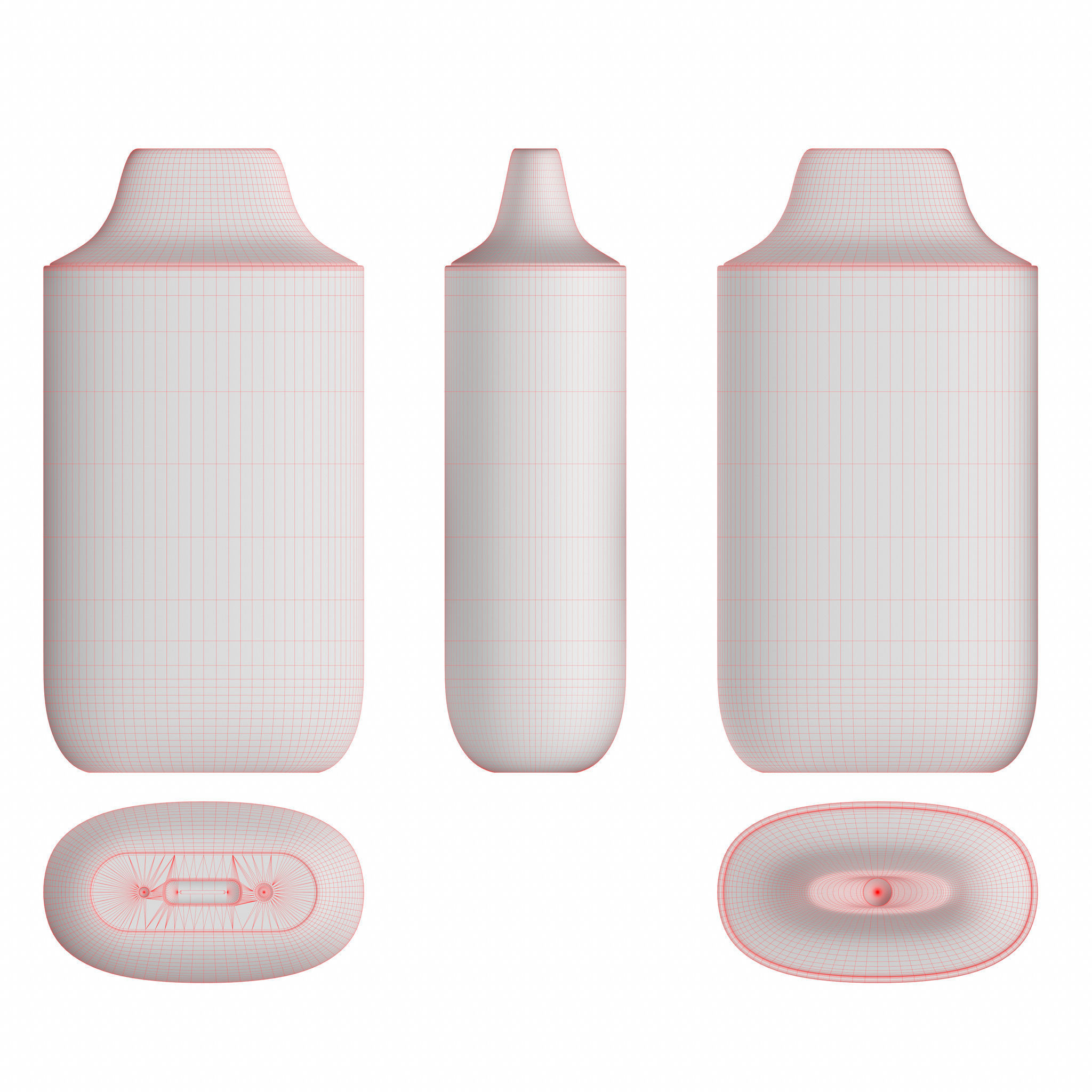 Vozol Star 6000 Clear Low-poly 3D model_11