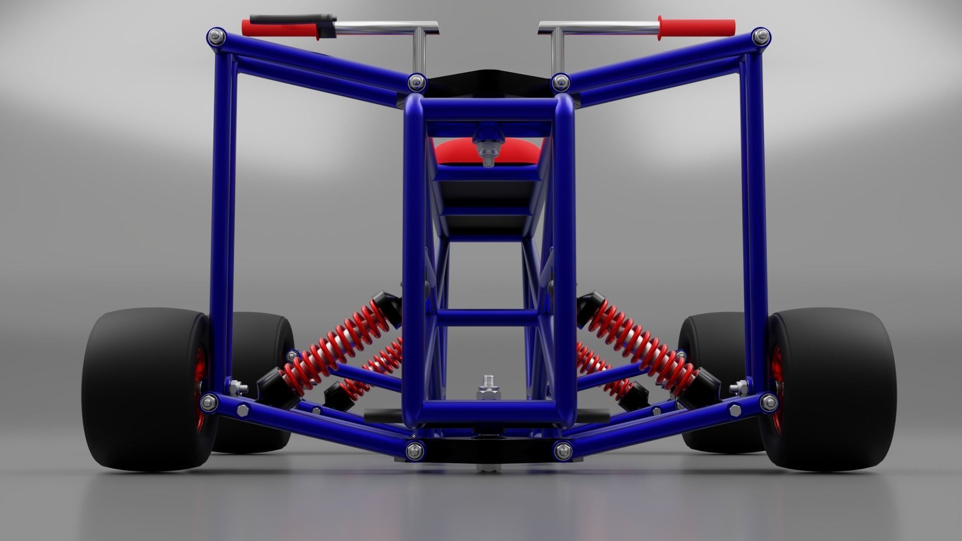 quad bake cart 3D model_10