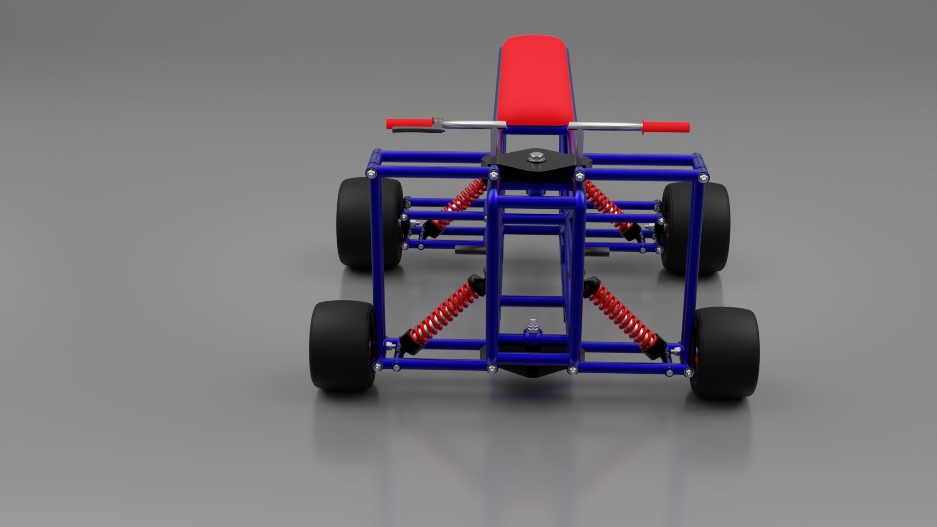 quad bake cart 3D model_6