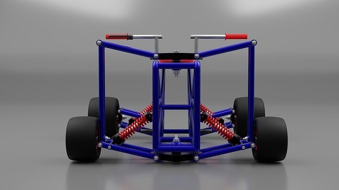 quad bake cart 3D model