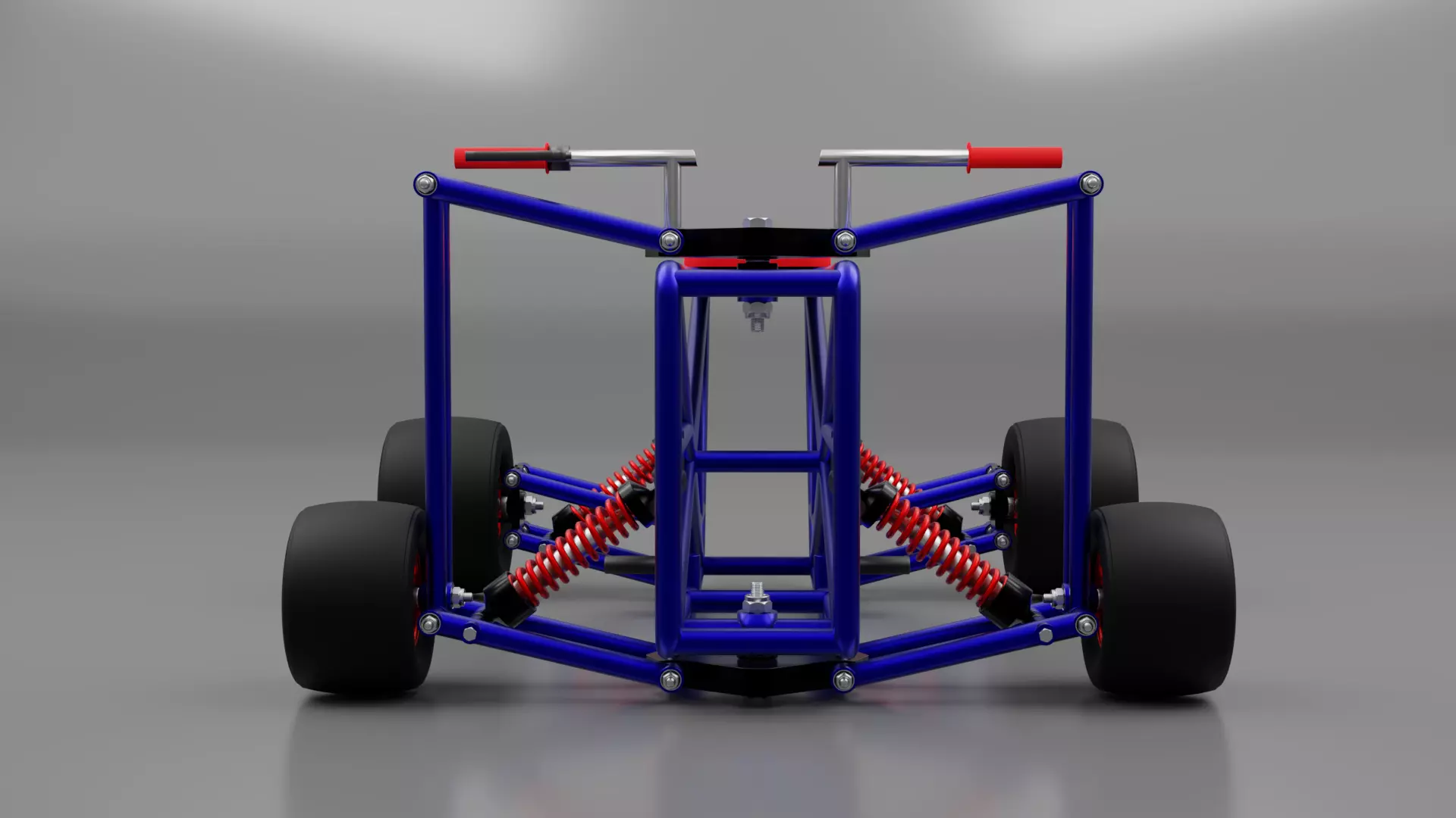 quad bake cart 3D model_0