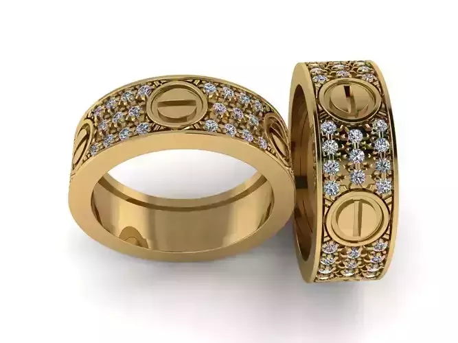 Rings  3D print model