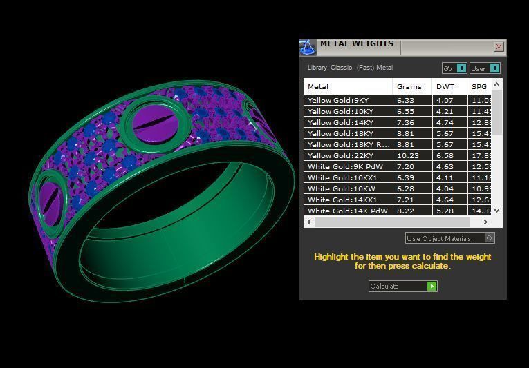 Rings 3D print model_6
