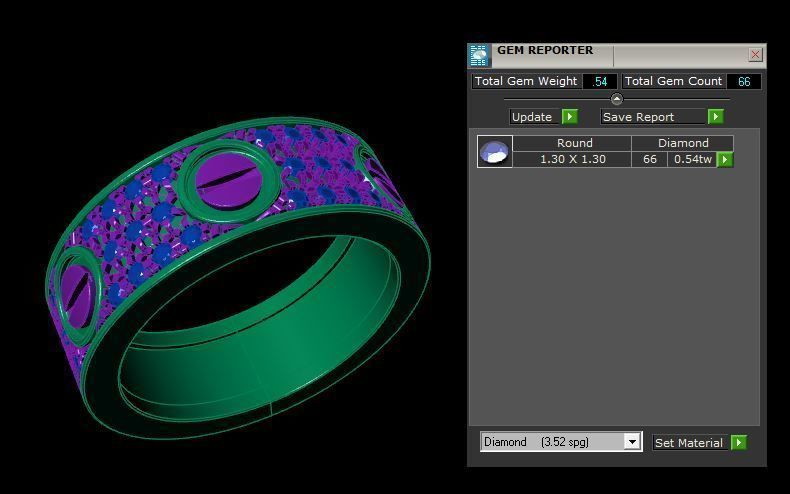 Rings 3D print model_5