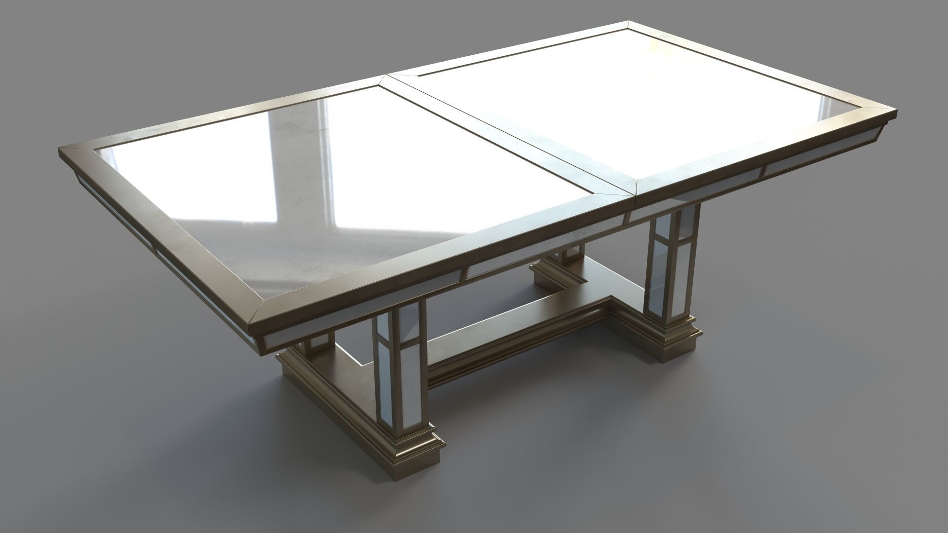 Ava Extending Dining Table 3D model_3