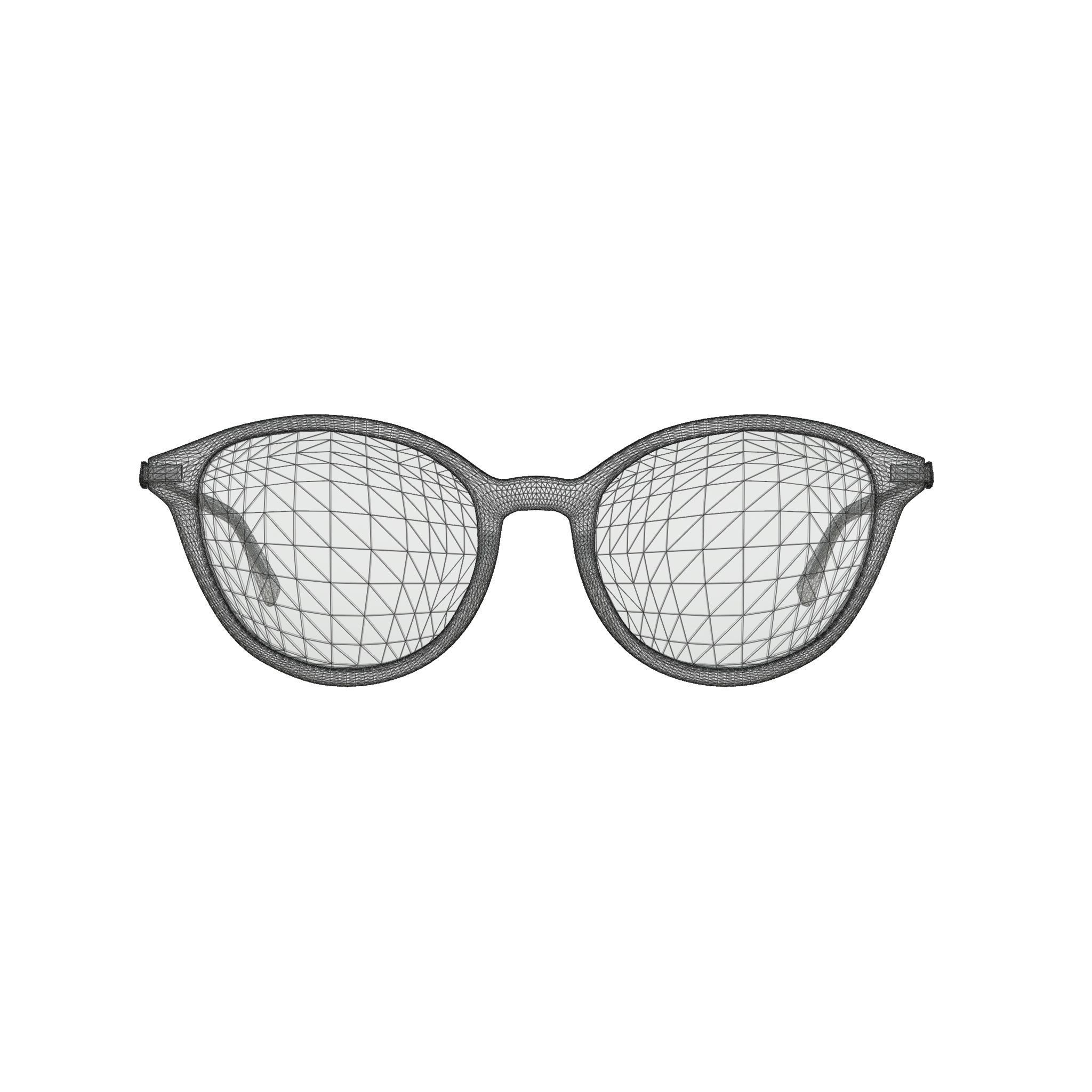 Moschino - MOS566 F 35J Glasses Low-poly 3D model_6