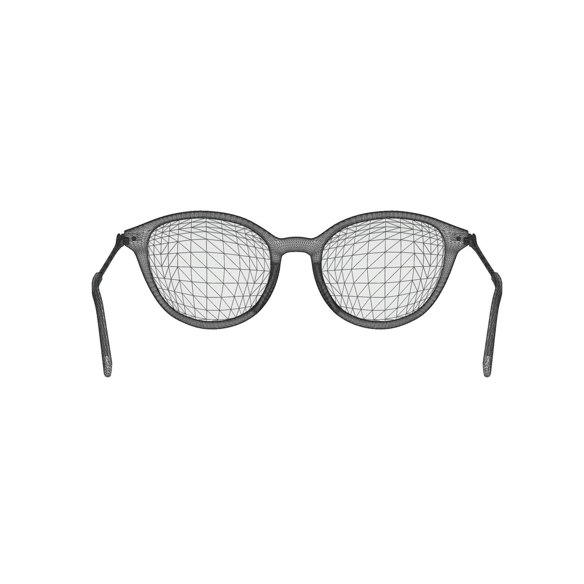 Moschino - MOS566 F 35J Glasses Low-poly 3D model_5