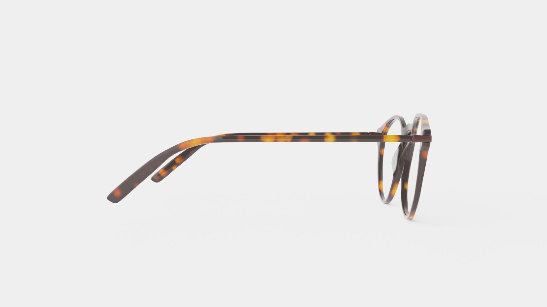 Modo - Lewis Tortoise Glasses Low-poly 3D model_2