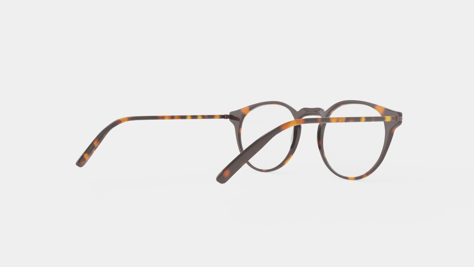 Modo - Lewis Tortoise Glasses Low-poly 3D model_3