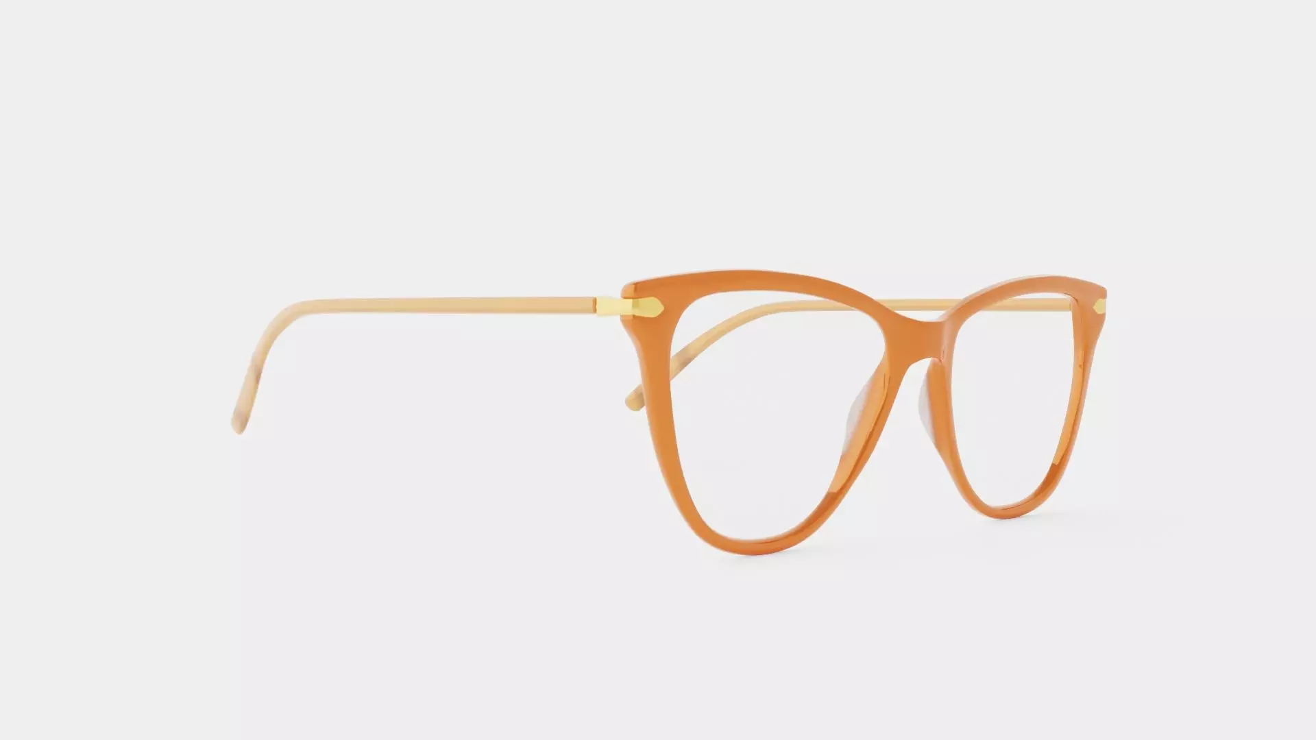 Modo - Driggs Brown Crystal Glasses Low-poly 3D model_0