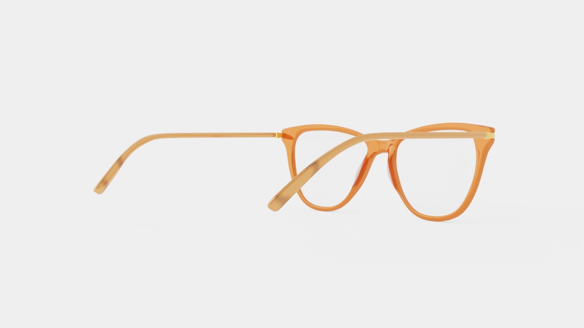 Modo - Driggs Brown Crystal Glasses Low-poly 3D model_3