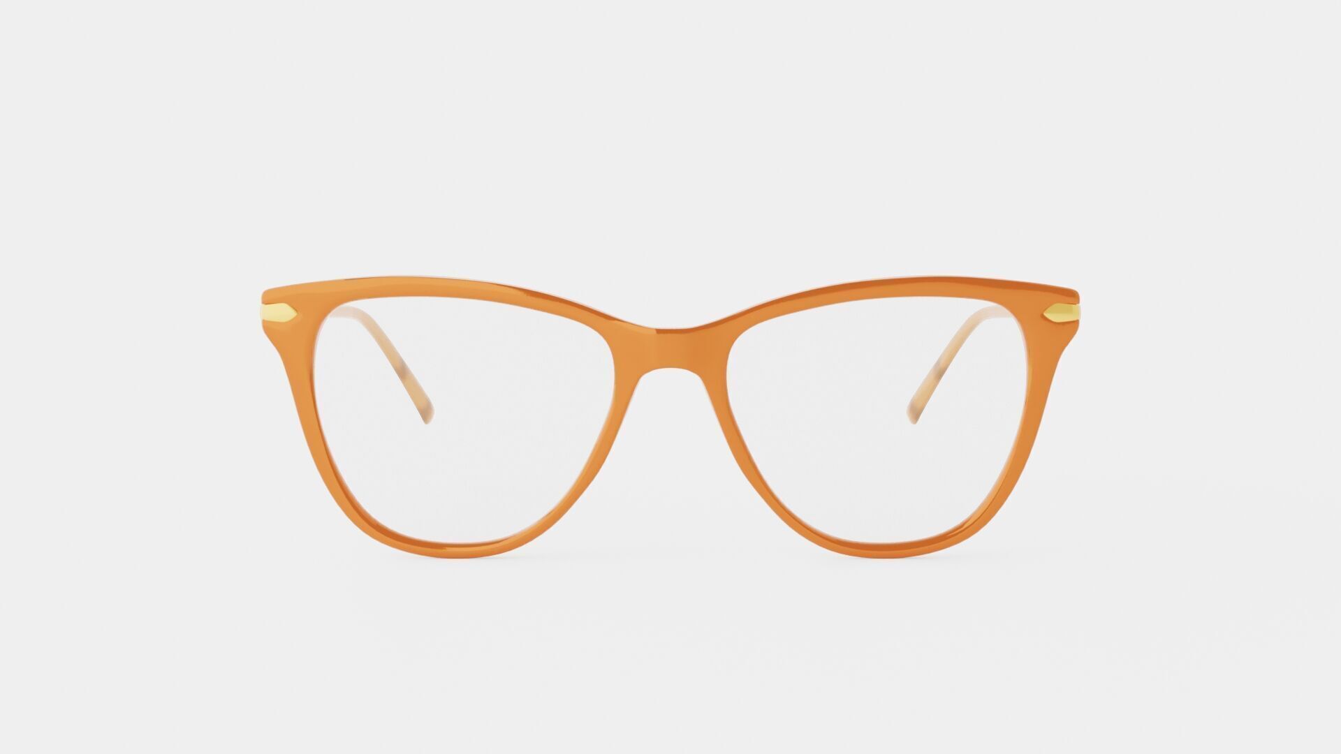 Modo - Driggs Brown Crystal Glasses Low-poly 3D model_1