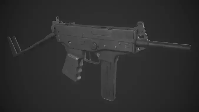 PP-91 Kedr Low-poly 3D model