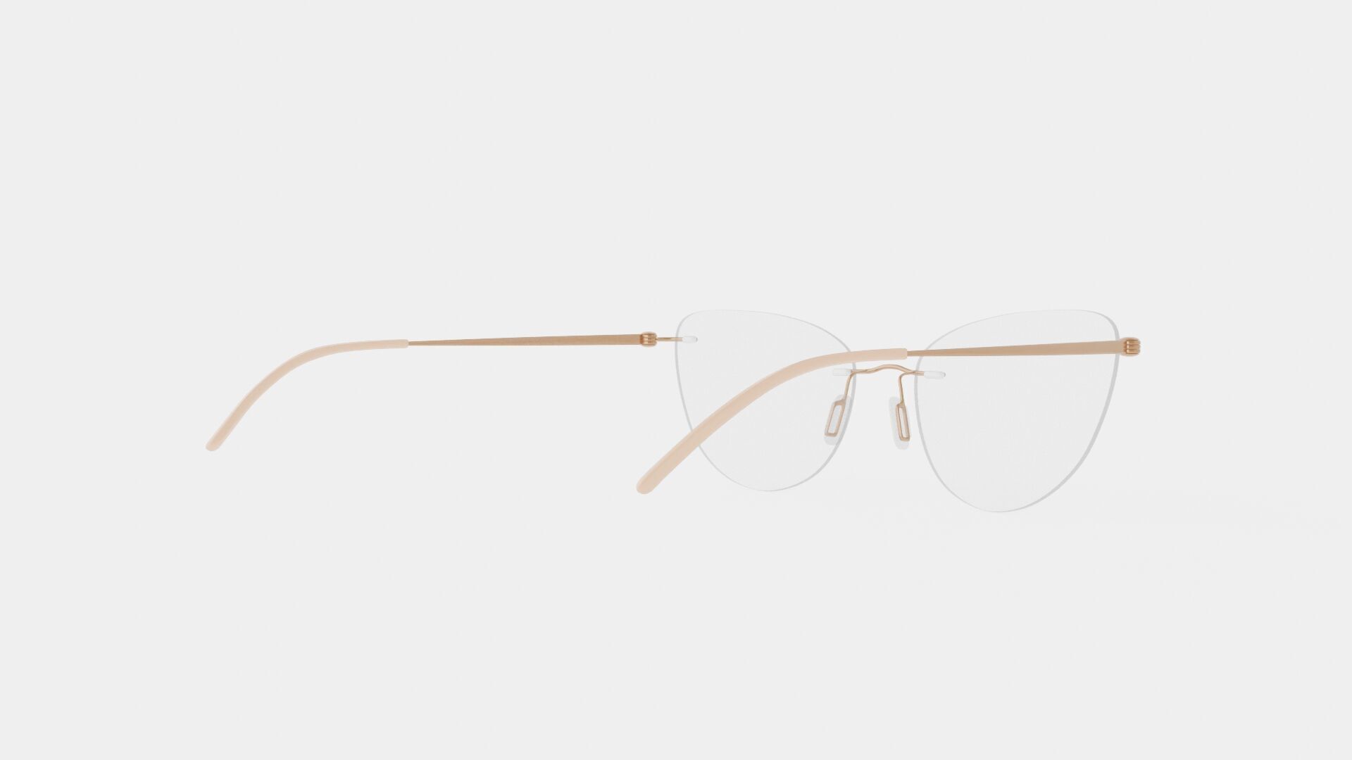 Modo - 4611 Matte Nude Glasses Low-poly 3D model_3