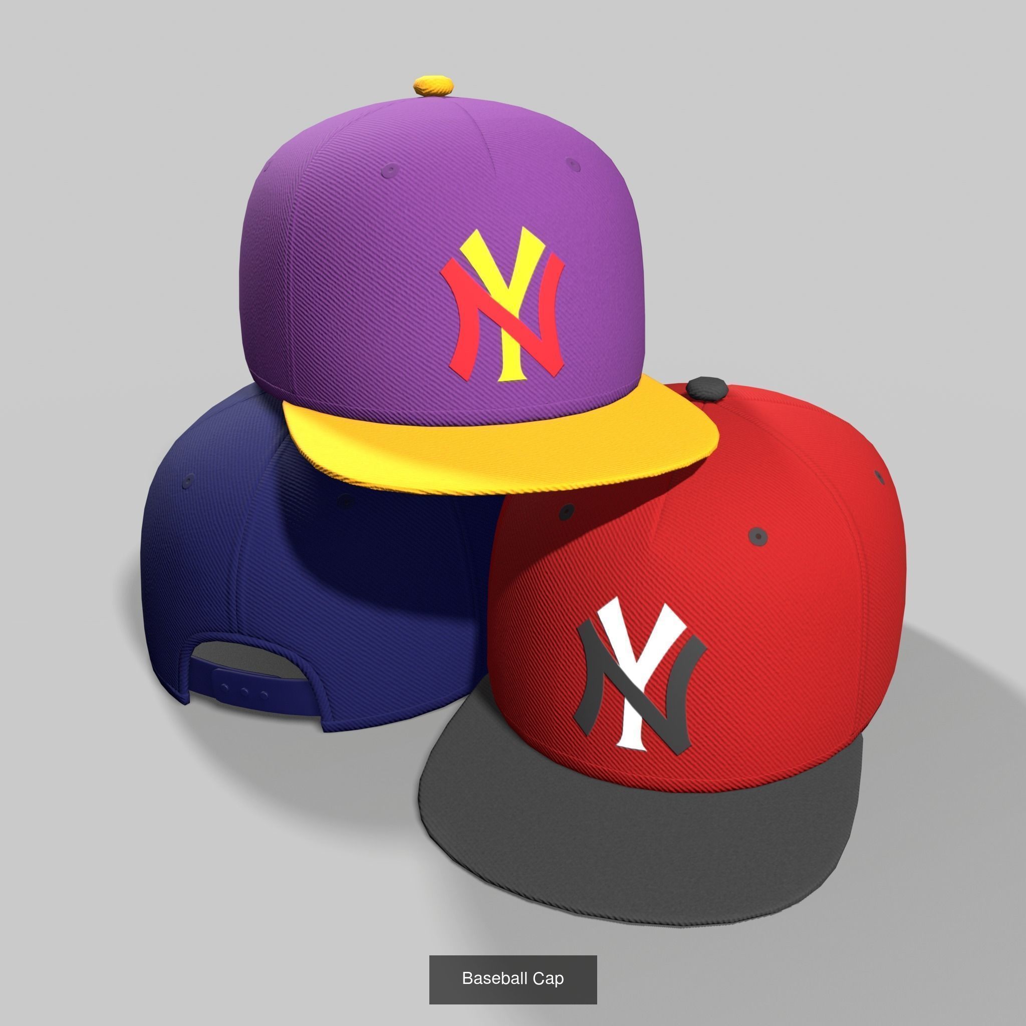 Hats Pack Collection Realistic Gameready _20