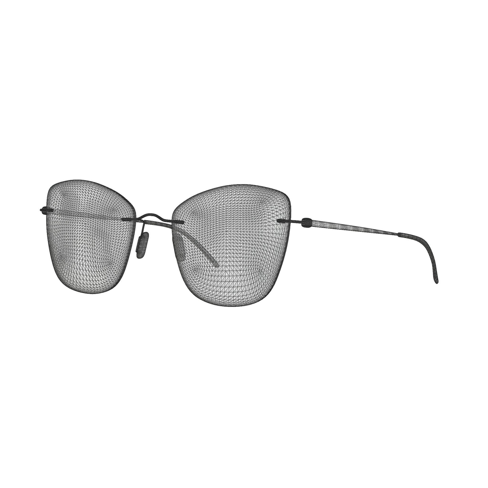 Modo - 4607 Shiny Rasperry Glasses Low-poly 3D model_4