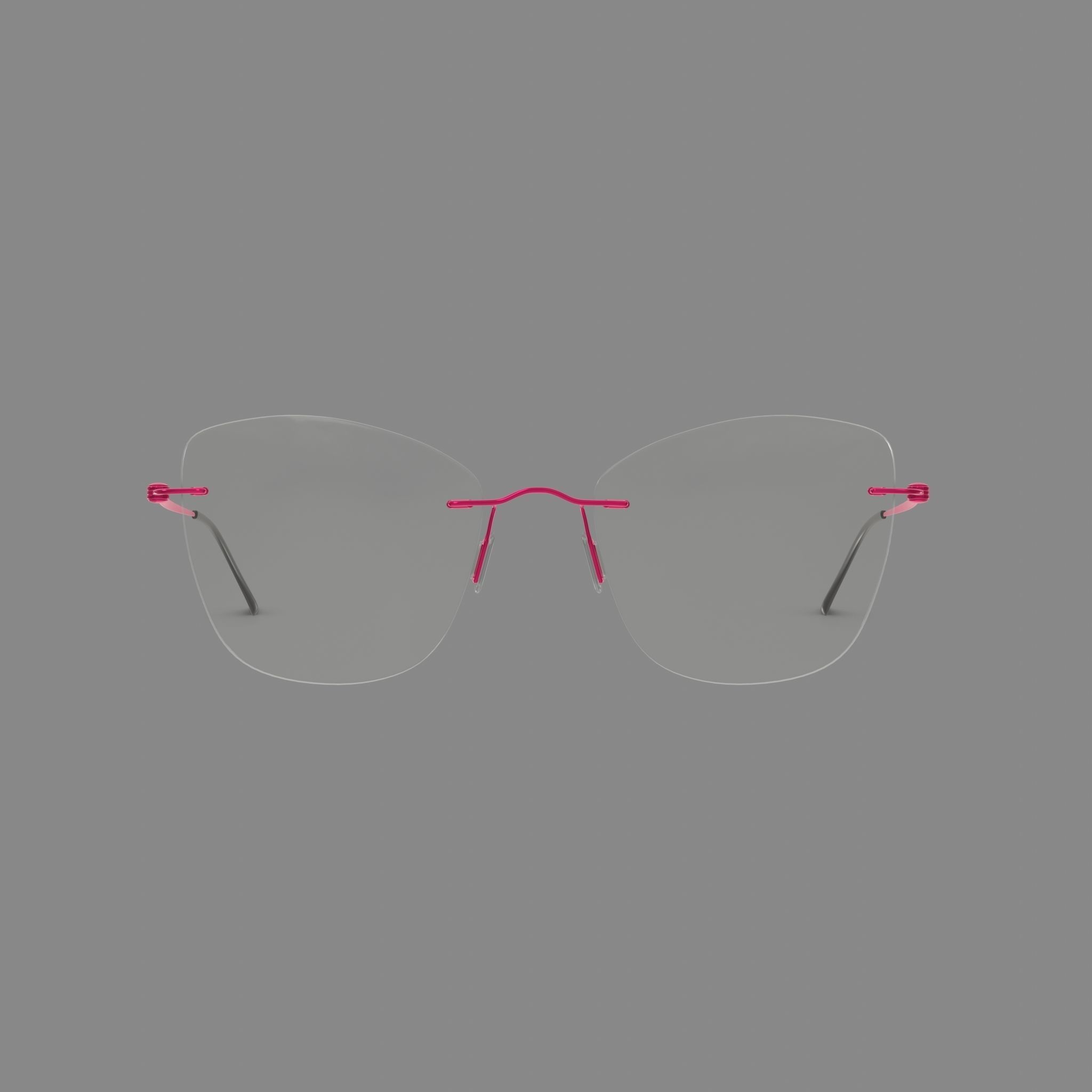 Modo - 4607 Shiny Rasperry Glasses Low-poly 3D model_2