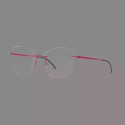 Modo - 4607 Shiny Rasperry Glasses Low-poly 3D model