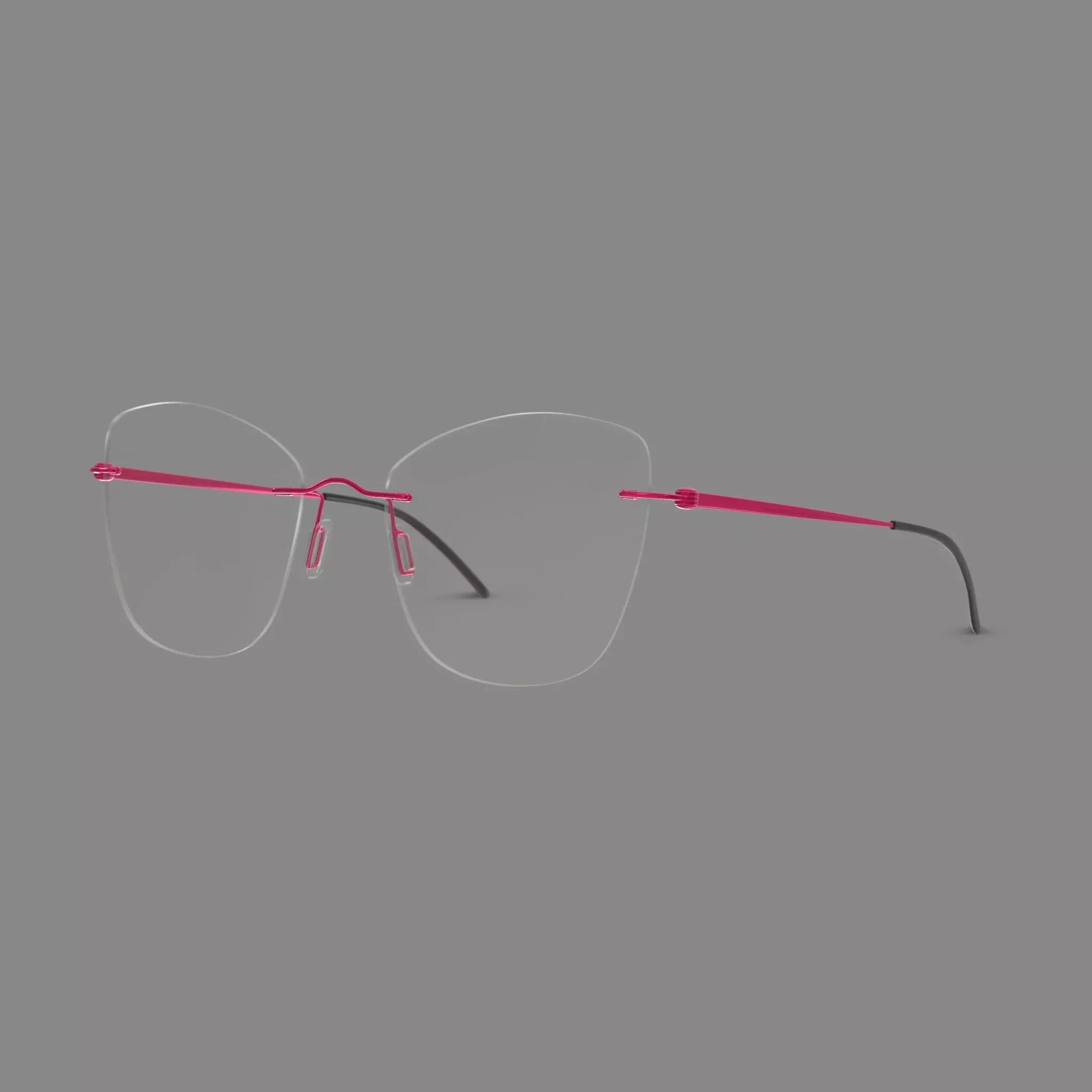 Modo - 4607 Shiny Rasperry Glasses Low-poly 3D model_0