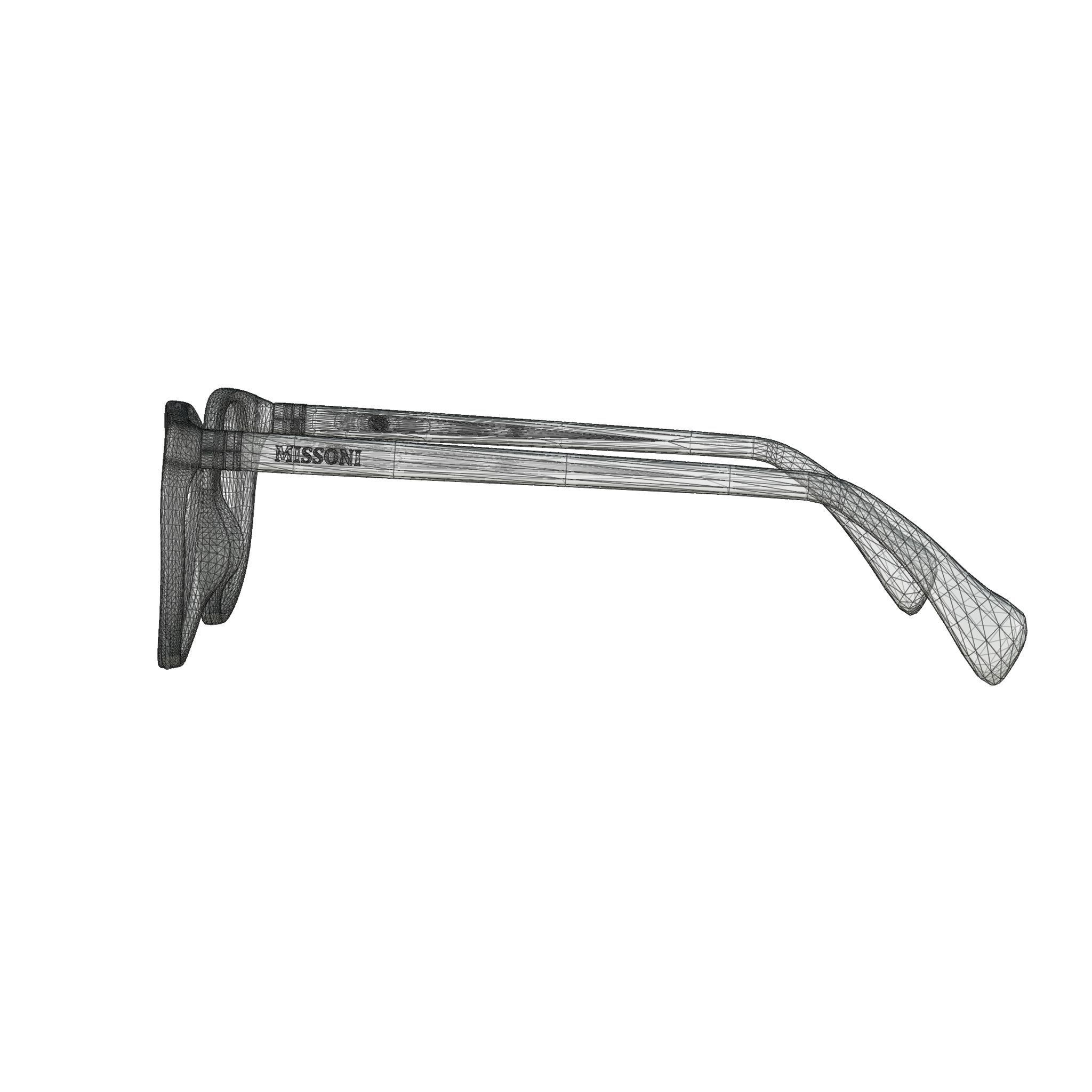 Missoni - MIS 0022 0UC Glasses Low-poly 3D model_7
