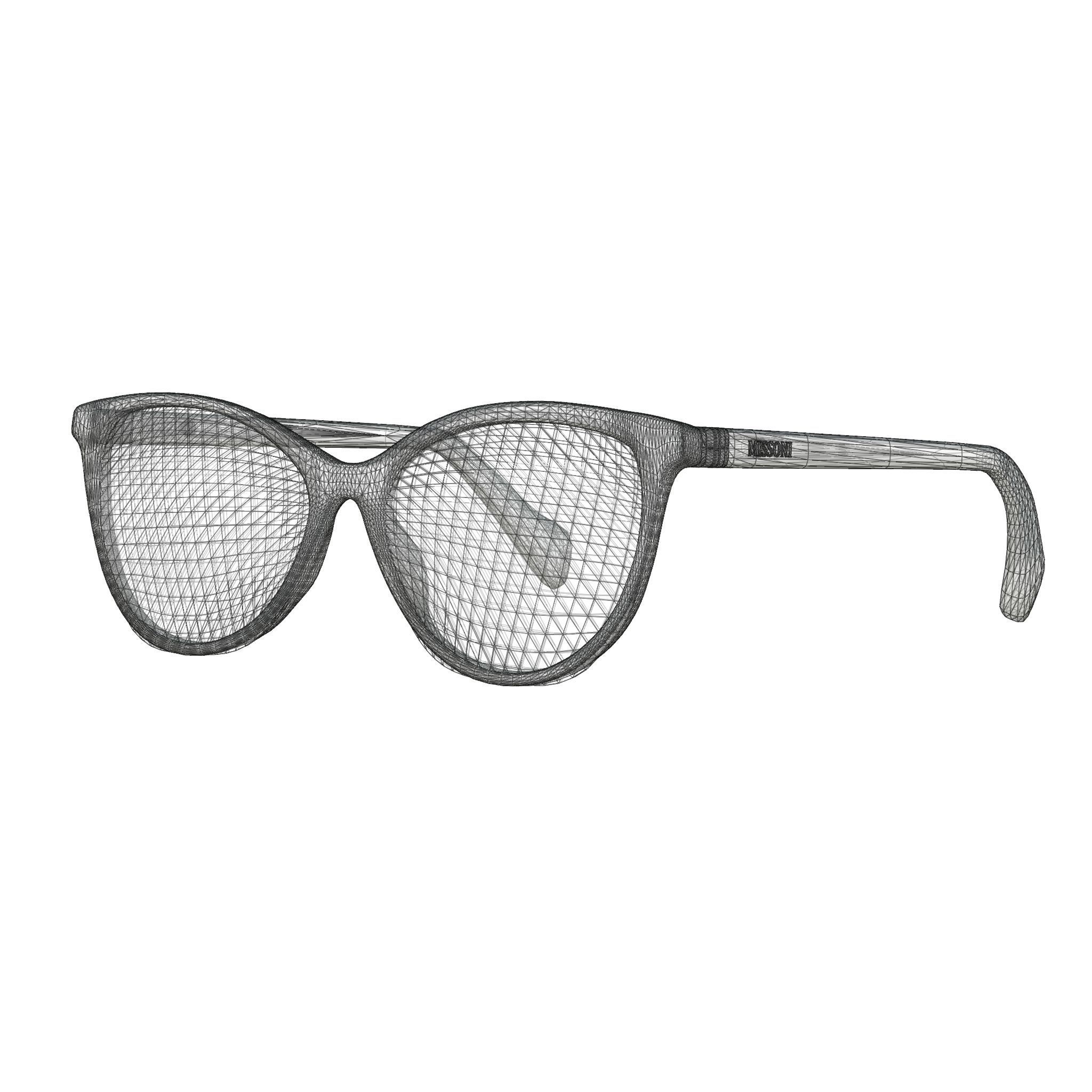 Missoni - MIS 0022 0UC Glasses Low-poly 3D model_4