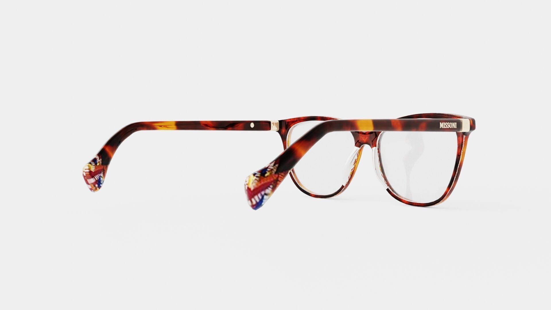 Missoni - MIS 0021 0UC Glasses Low-poly 3D model_3
