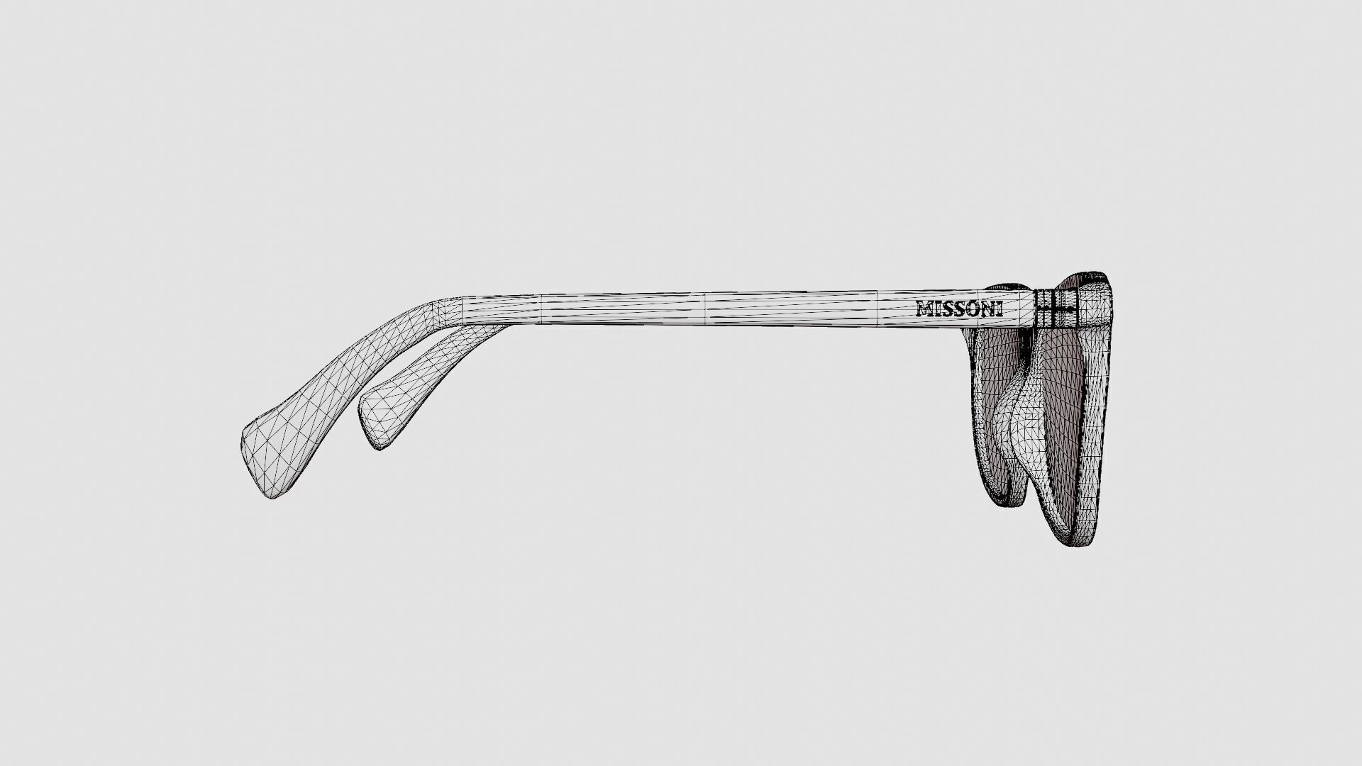 Missoni - MIS 0021 0UC Glasses Low-poly 3D model_8